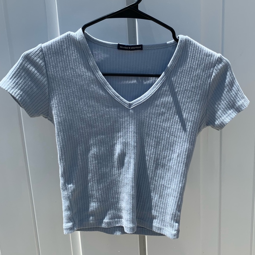 Brandy Melville Blue Tee